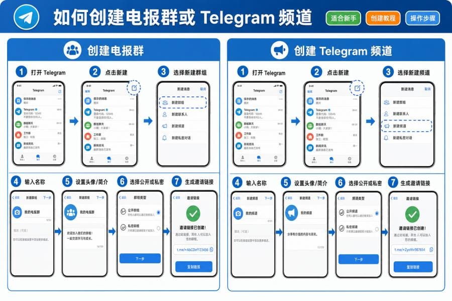电报群和 Telegram 频道有什么区别?新手该怎么选? 配图 2