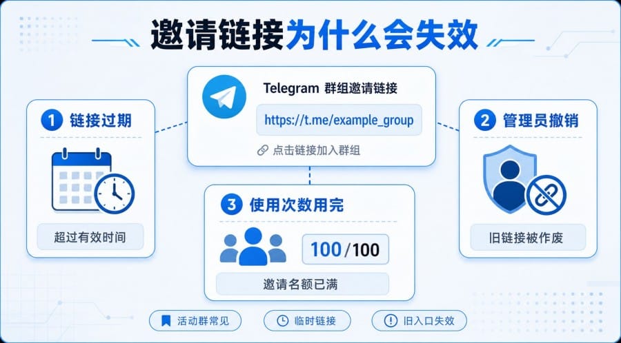 电报群链接过期怎么办?Telegram 邀请链接失效处理教程 配图 2