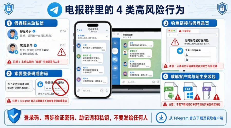 加入电报群安全吗？新手进群前的隐私设置与防骗指南 第 4 张正文图
