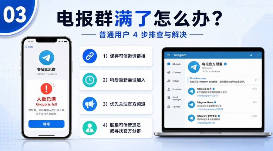 电报加群提示人数已满怎么办? - step 2