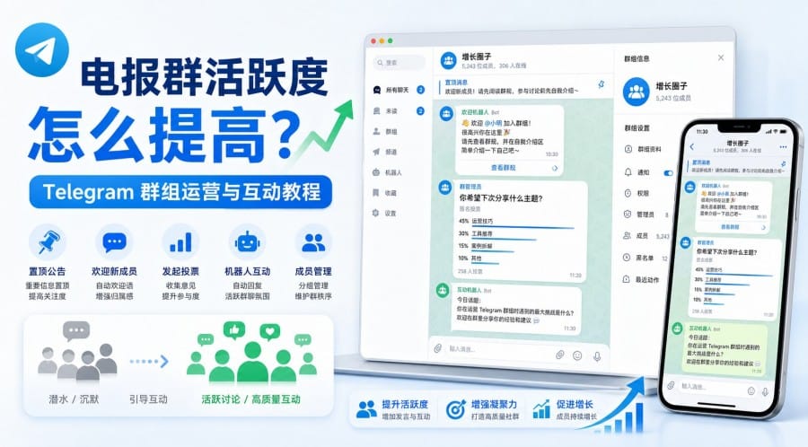 电报群没人说话怎么办?提升群组活跃度的实用方法