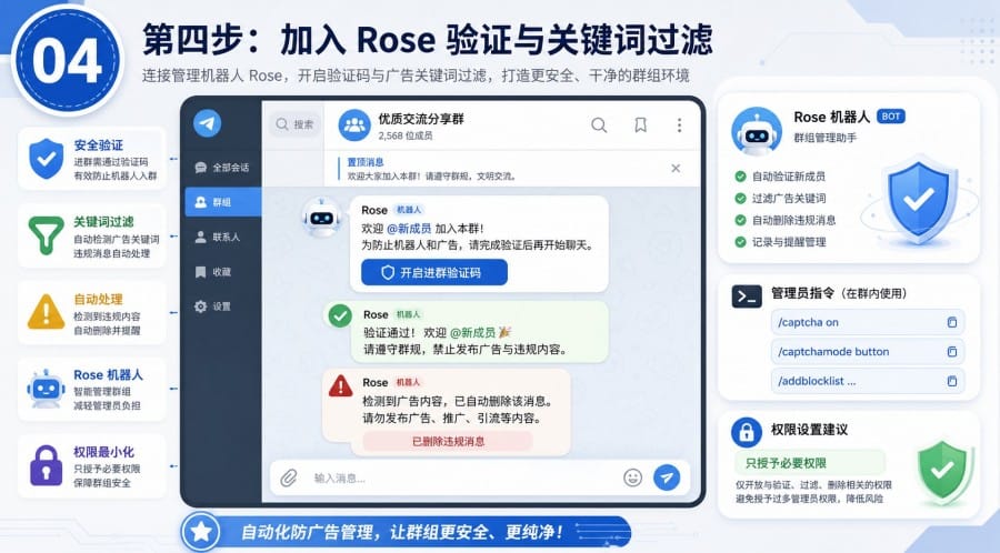 电报群被刷屏和广告打扰怎么办 - 配图 3