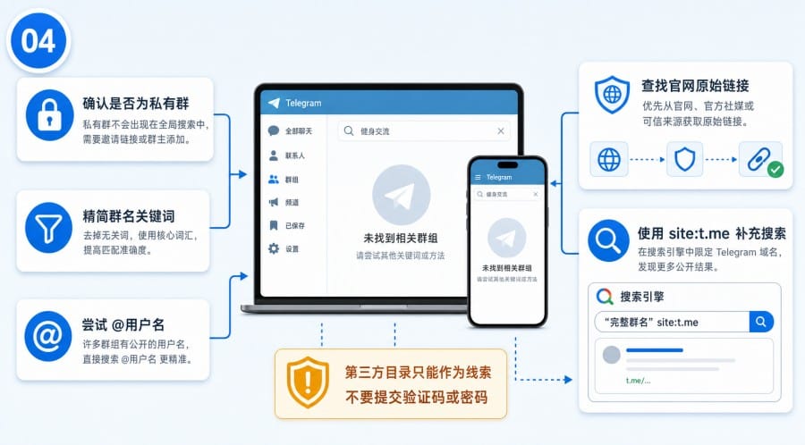 电报群名搜索不到怎么办 - 配图 3