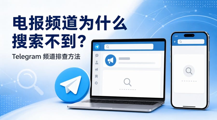 电报频道为什么搜索不到?常见原因与排查方法